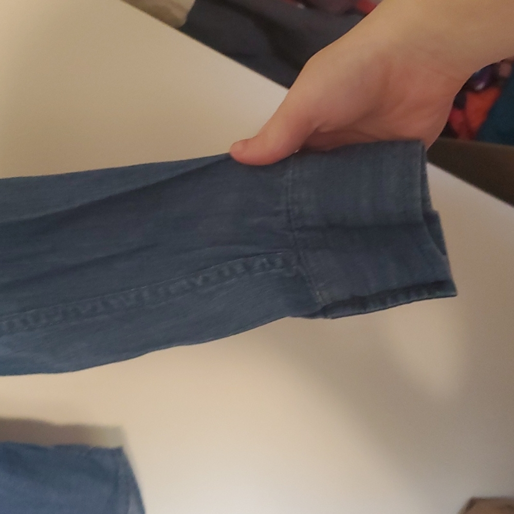 Tommy Hilfiger Jean button up long sleeve Blouse - Picture 4 of 8